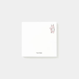 Notas Post-it® Pies de Bailarina de Puntillas #1 Rosa Claro