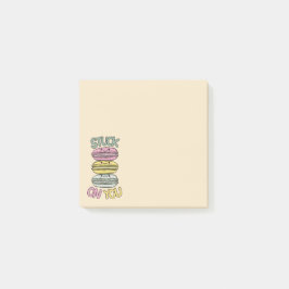 Notas Post-it® Pila de Macarons Kawaii Adorables