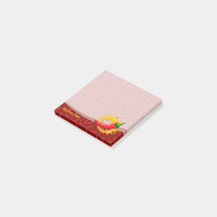 Notas Post-it® Pimienta con llama
