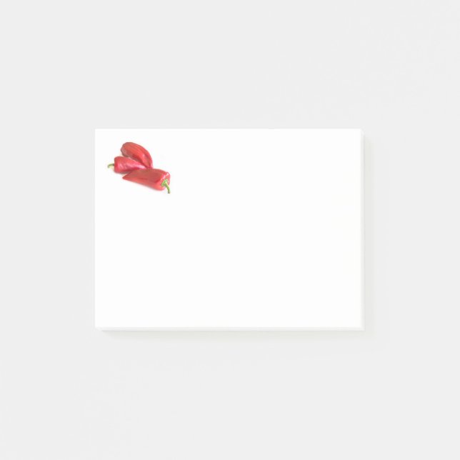 Notas Post-it® Pimienta roja (Anverso)