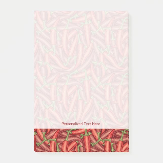 Notas Post-it® Pimientos de chile (Anverso)