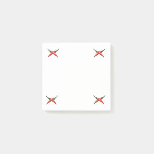 Notas Post-it® Pimientos rojos calientes arte