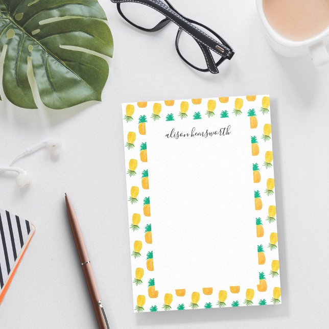 Notas Post-it® Piña de verano personalizada (Subido por el creador)