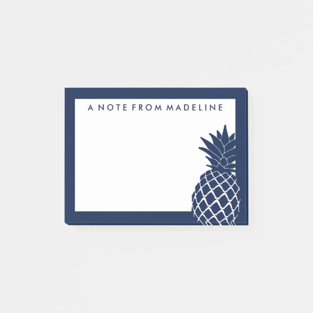 Notas Post-it® Piña tropical (Anverso)