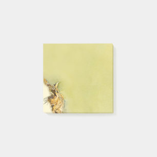 Notas Post-it® Pinceladas de la nariz de las barbas y del corazó