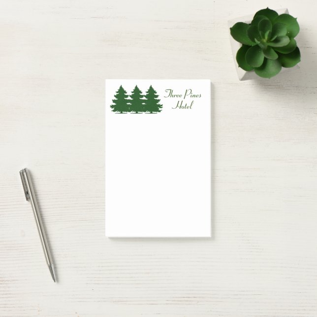 Notas Post-it® Pine Trees (Oficina)