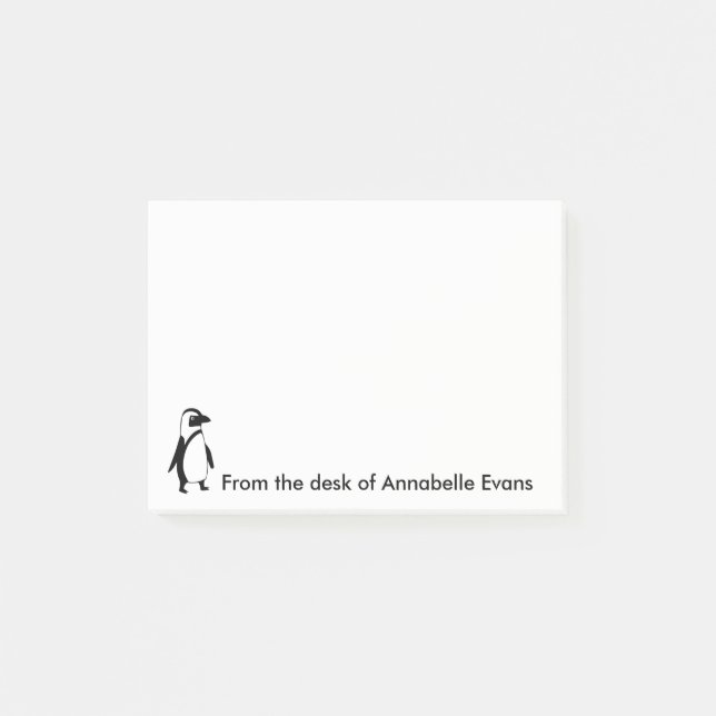 Notas Post-it® Pingüino (Anverso)