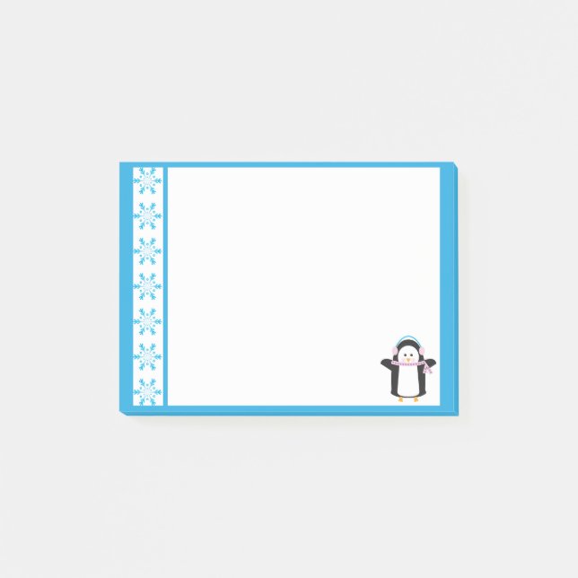Notas Post-it® Pingüino (Anverso)