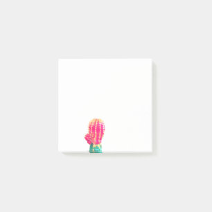 Notas Post-it® Pink Cactus Photo Art Notes