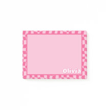 Pink Checkered Preppy