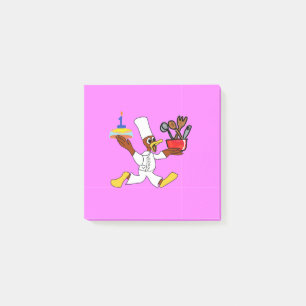 Notas Post-it® Pink Chef Ducky Kazoo Notes