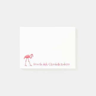 Notas Post-it® Pink Flamingo Personalize Post-it Notes