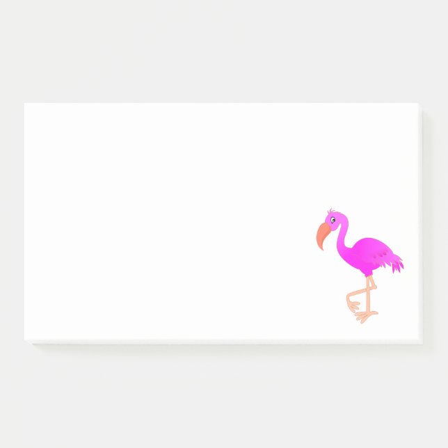 Notas Post-it® Pink Flamingo Post it Notes (Anverso)