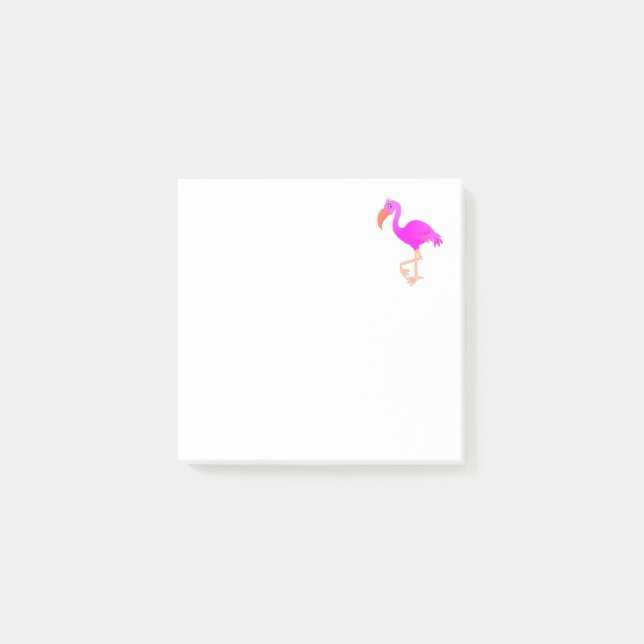 Notas Post-it® Pink Flamingo Post it Notes (Anverso)