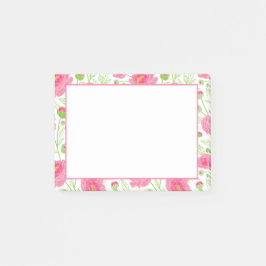 Notas Post-it® Pink Peonies Garden
