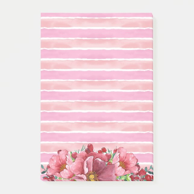 Notas Post-it® Pink Peony (Anverso)
