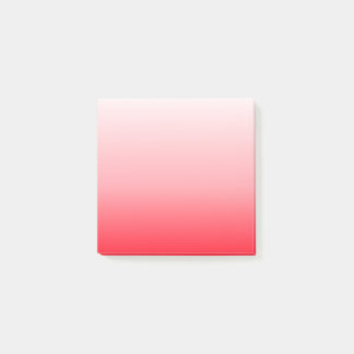 Notas Post-it® Pink Red Ombre Gradient