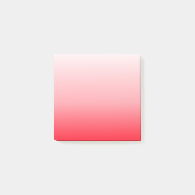 Notas Post-it® Pink Red Ombre Gradient (Anverso)