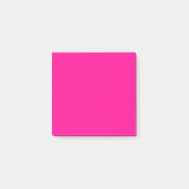 Notas Post-it® Pink simple positivo cuadrado de 3"