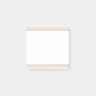 Notas Post-it® Pink Yellow Blue Purple Green Strike Trendy