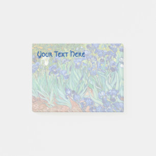 Notas Post-it® Pintado Bella Artes de las flores de Irises Vincen