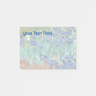 Notas Post-it® Pintado Bella Artes de las flores de Irises Vincen