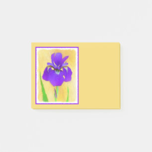 Notas Post-it® Pintado de iris morado - Perro original curado A