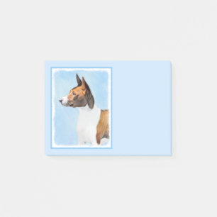 Notas Post-it® Pintura de Basenji - Arte original muy bonito