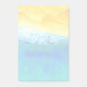 Notas Post-it® Pintura de capa marina audaz y animada