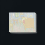 Notas Post-it® Pintura de dormitorio Vincent Van Gogh<br><div class="desc">Pintura de obra maestra Van Gogh - Esta pintura de Vincent van Gogh llamada The Bedroom es una pintura de su habitación de 1889,  en el Instituto de Arte de Chicago. Era su dormitorio en Arles,  Francia,  que decoró y creó este cuadro de su dormitorio.</div>
