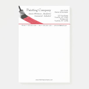 Notas Post-it® Pintura de la empresa de servicios de pintores Bru