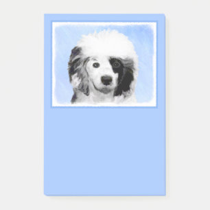 Notas Post-it® Pintura de perro de agua portuguesa - Arte origina