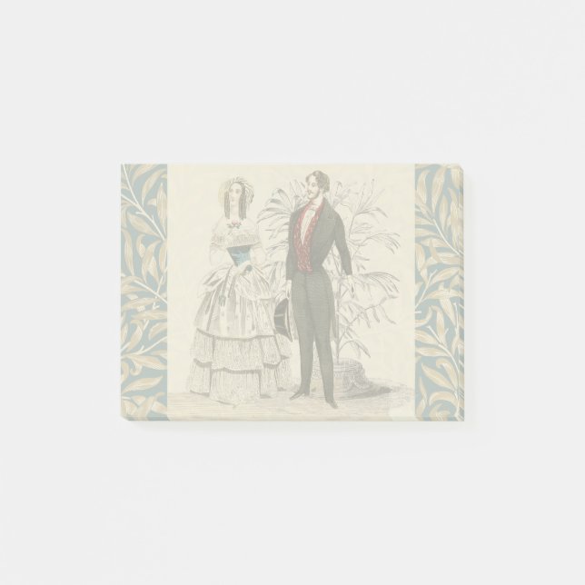 Notas Post-it® Pintura del matrimonio Boda victoriano de 1844 (Anverso)
