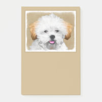 Pintura del perrito de Lasa Apso - arte original