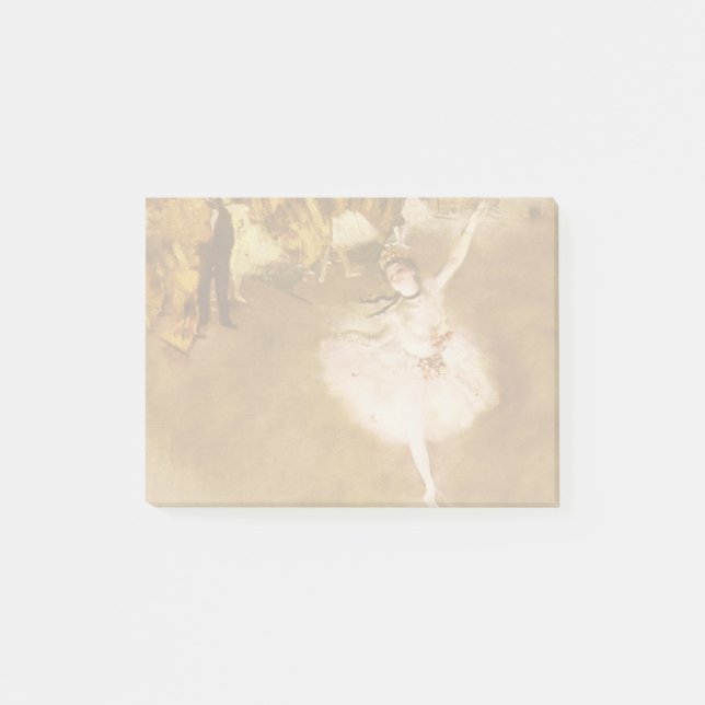 Notas Post-it® Pintura estelar de bailarina de ballet Degas (Anverso)