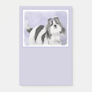 Notas Post-it® Pintura Shih Tzu - Arte Perro Original.