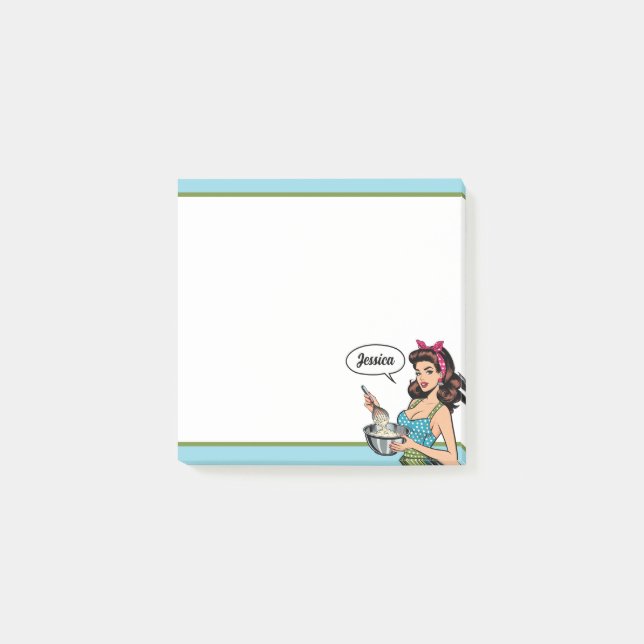 Notas Post-it® Pinup_With Kindness retro (Anverso)