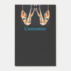 Notas Post-it® Pinups de cosecha acrobática Thunder_Cove