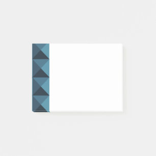 Notas Post-it® Pirámides azules oscuras