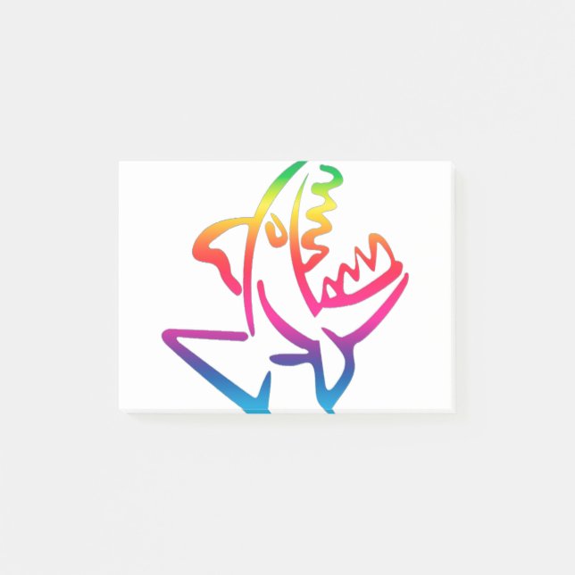 Notas Post-it® Piranha (Anverso)