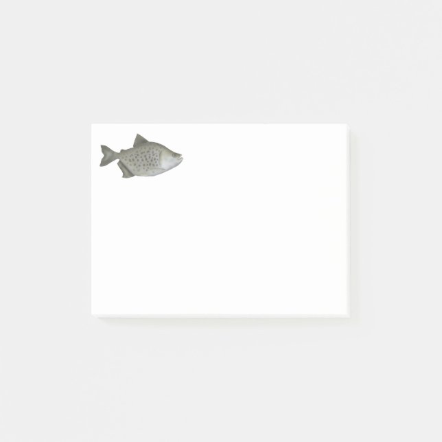 Notas Post-it® Piranha manchada (Anverso)