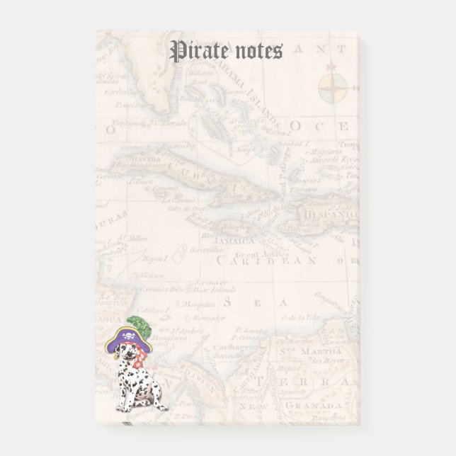 Notas Post-it® Pirata de Dalmacia (Anverso)