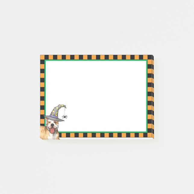 Notas Post-it® Pit Bull Witch (Anverso)