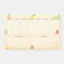 Notas Post-it® Pixelfrüchte Wochenplaner
