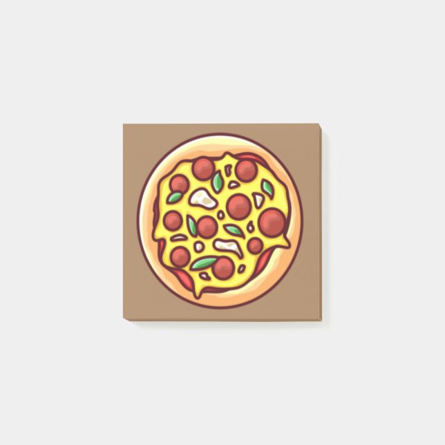 Notas Post-it® Pizza (Anverso)