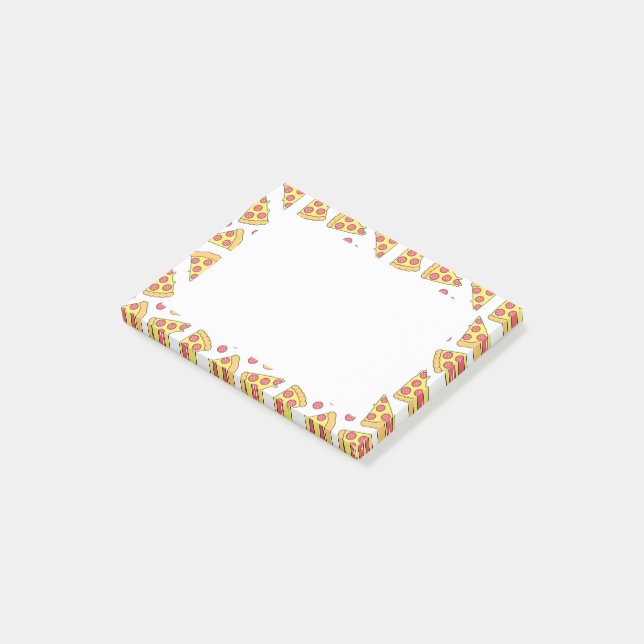 Notas Post-it® Pizzas (En perspectiva)