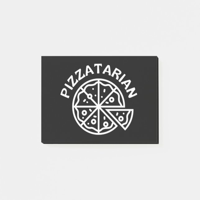 Notas Post-it® Pizzatarian Pizza (Anverso)