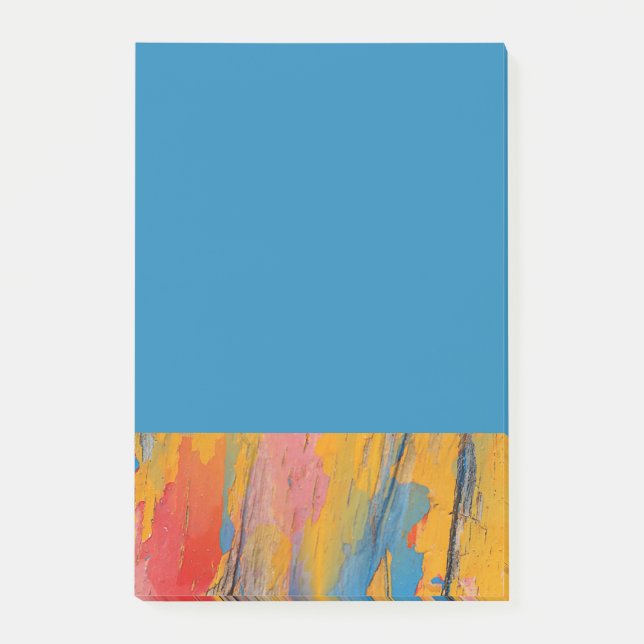 Notas Post-it® Placa de pintura colorida (Anverso)