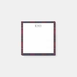 Notas Post-it® Plaid Elegant Notes