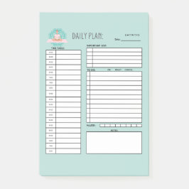 NOTAS POST-IT® PLAN DIARIO